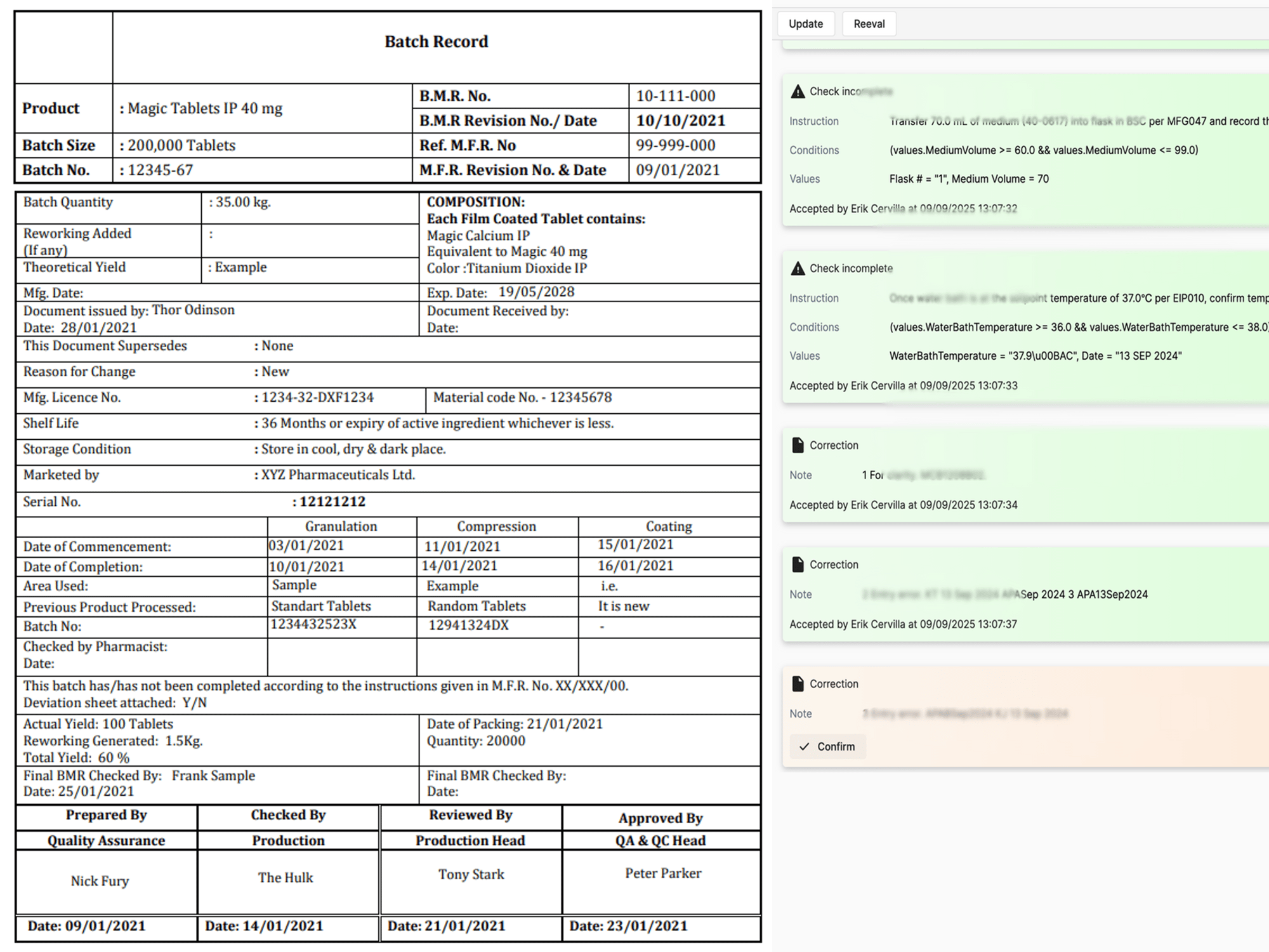 Batch Record Checks 4