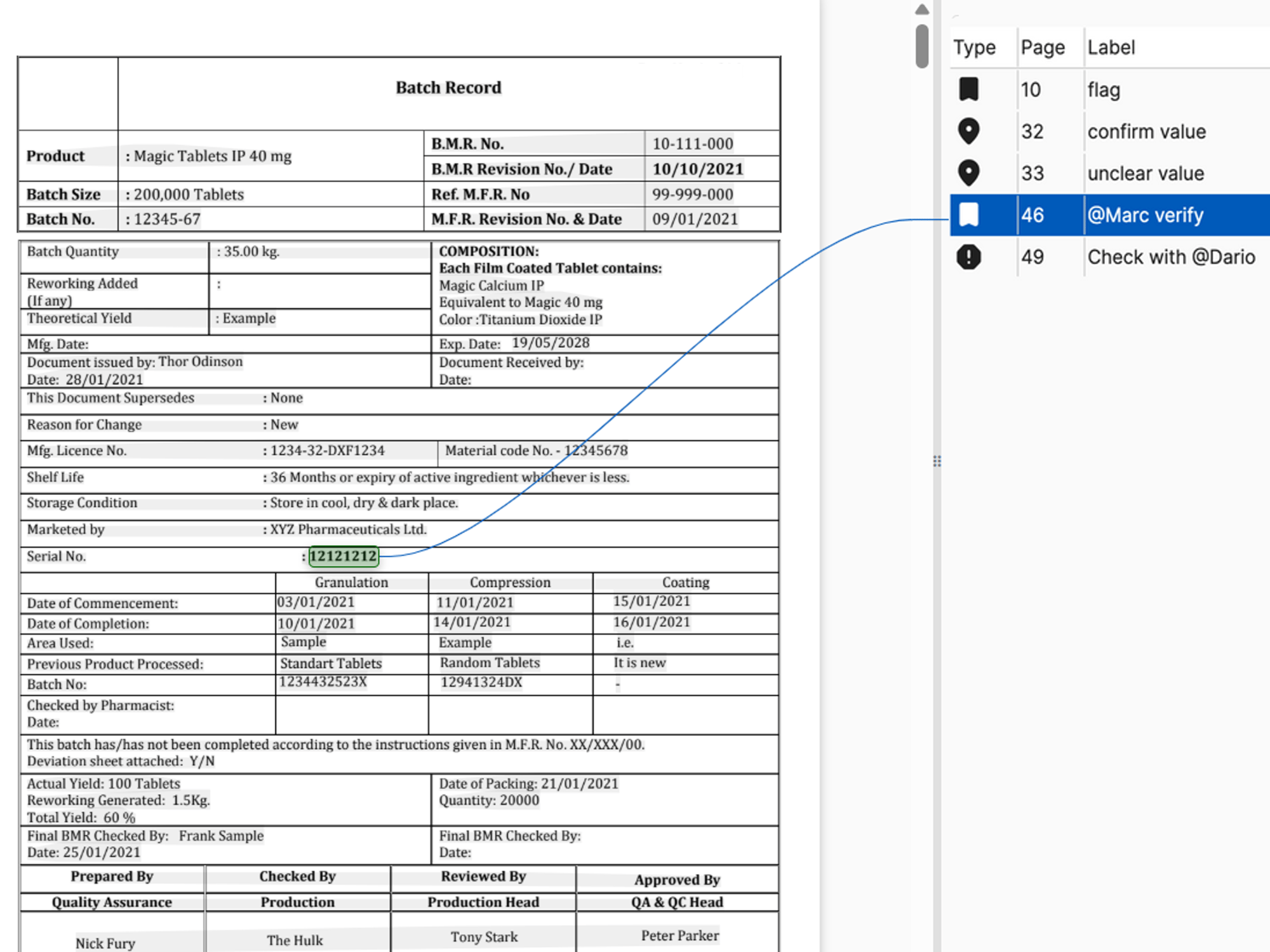 Batch Record Collaboration 4