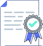 Document with approval stamp
