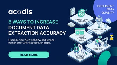 5 Ways to Increase the Accuracy of Document Data Extraction