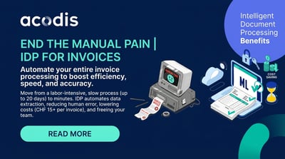 Using IDP to End the Pain of Manual Invoice Processing