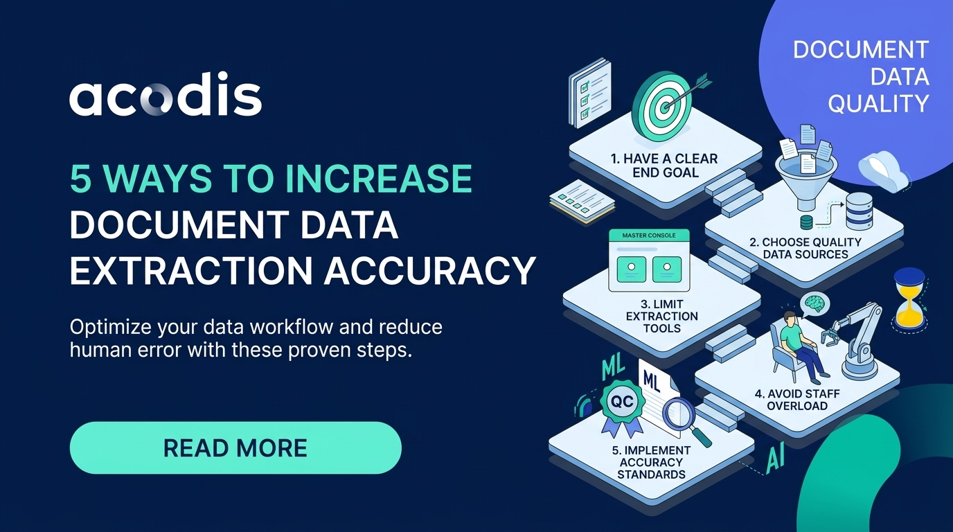 5 Ways to Increase the Accuracy of Document Data Extraction